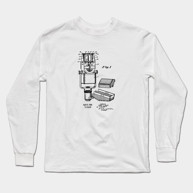 Vintage Microphone Invention Patent 1938 Long Sleeve T-Shirt by MadebyDesign
